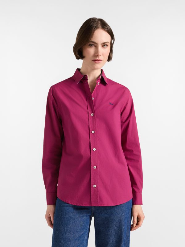 Camicia donna morbida con contrasti — Indian rose