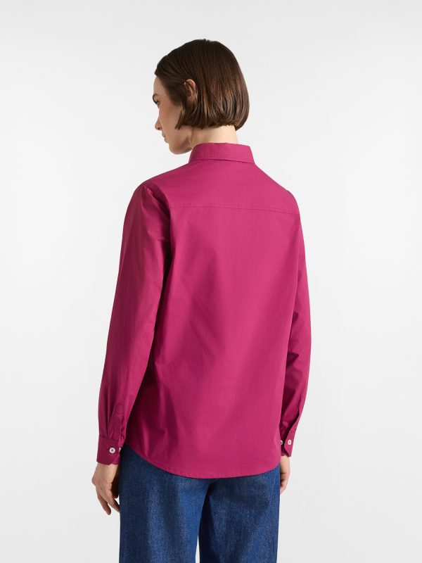 Camicia donna morbida con contrasti — Indian rose