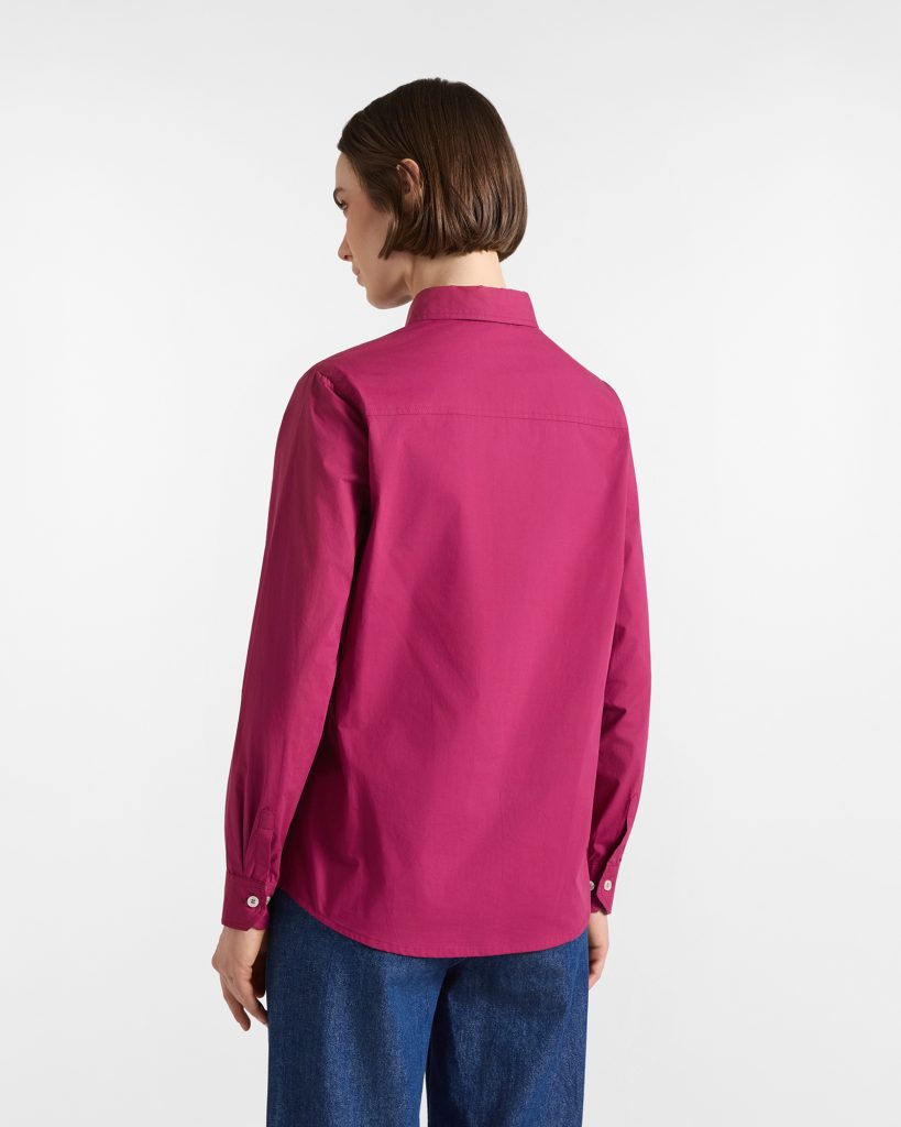 Camicia donna morbida con contrasti — Indian rose