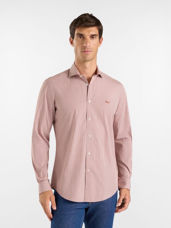 Camicia micro vichy narrow