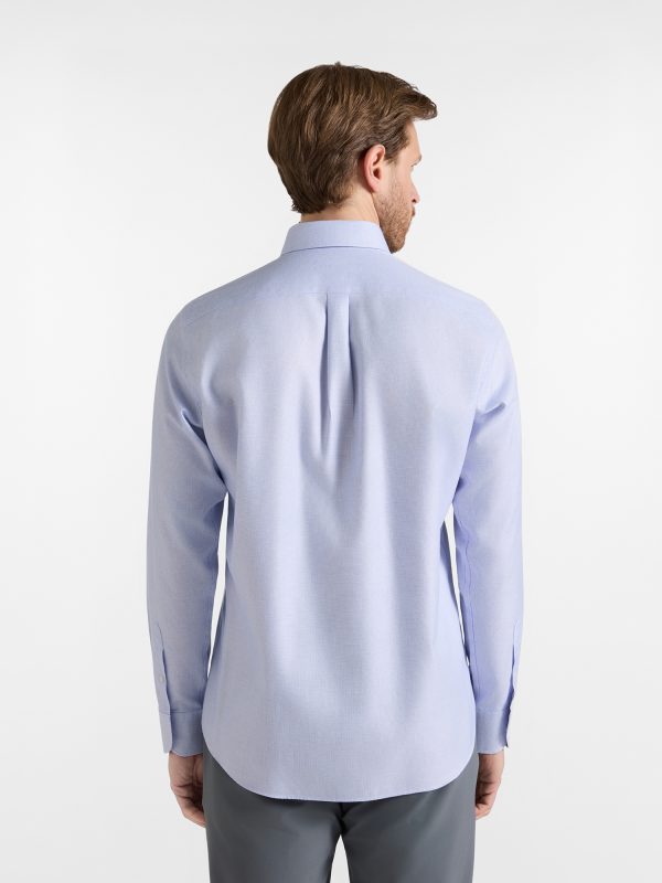 Camicia armaturata wrinkle free regular — Bluette