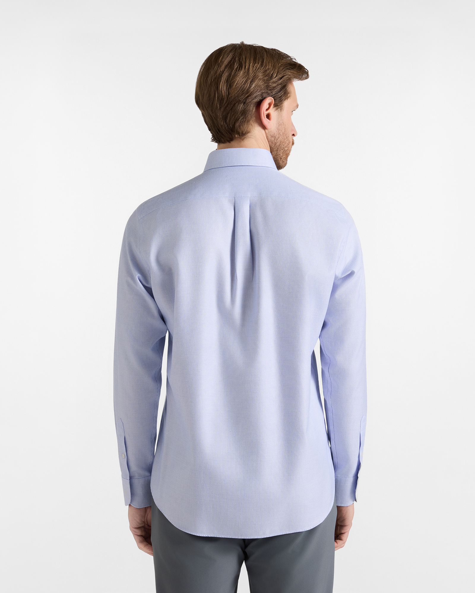 Camicia armaturata wrinkle free regular — Bluette