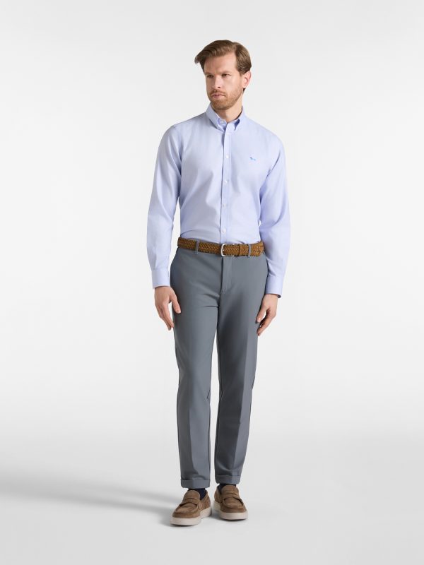 Camicia armaturata wrinkle free regular — Bluette