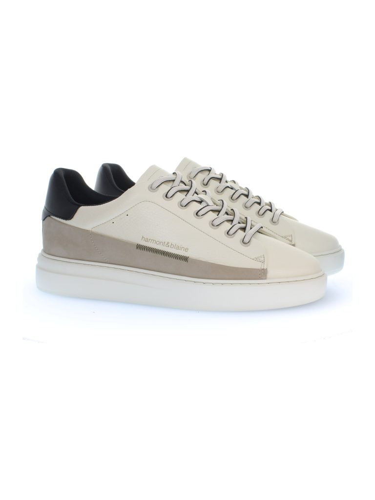 Sneaker Blubber New Light in nabuk — Off white e beige