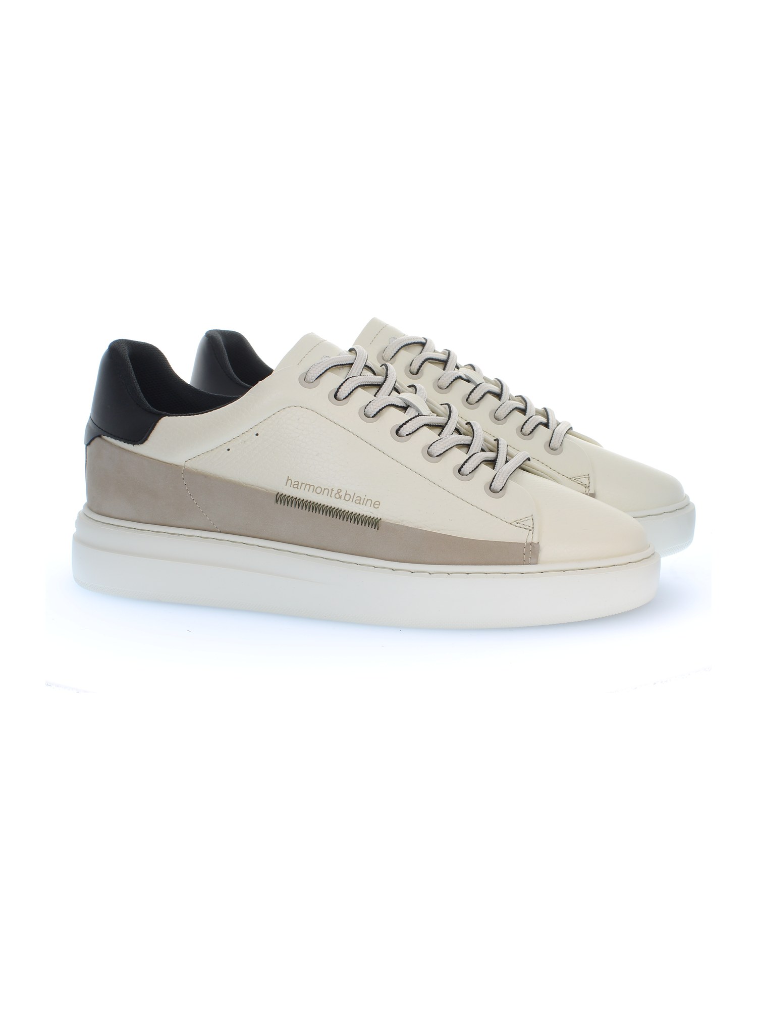 Sneaker Blubber New Light in nabuk — Off white e beige