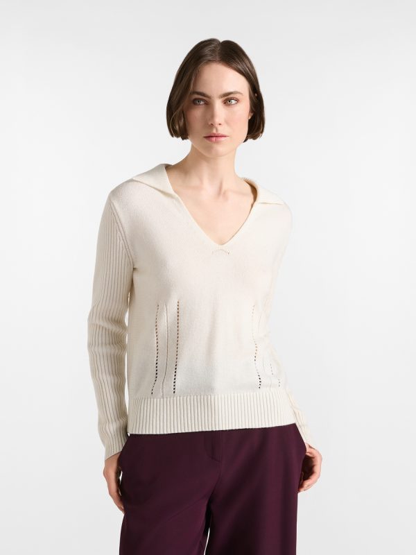 Polo in maglia donna vestibilità morbida