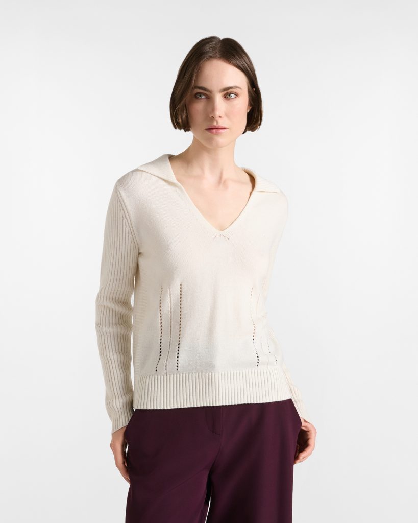Polo in maglia donna vestibilità morbida — Nature