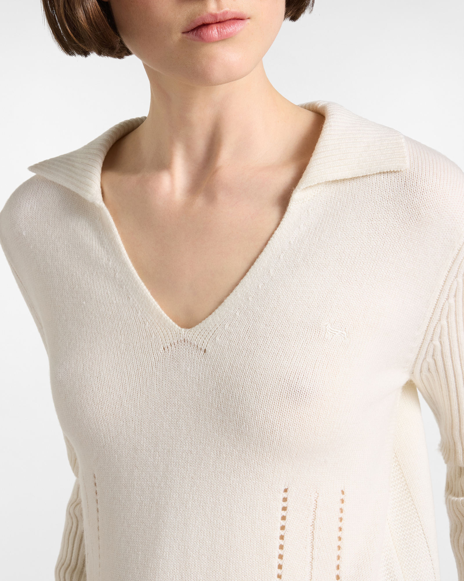 Polo in maglia donna vestibilità morbida — Nature