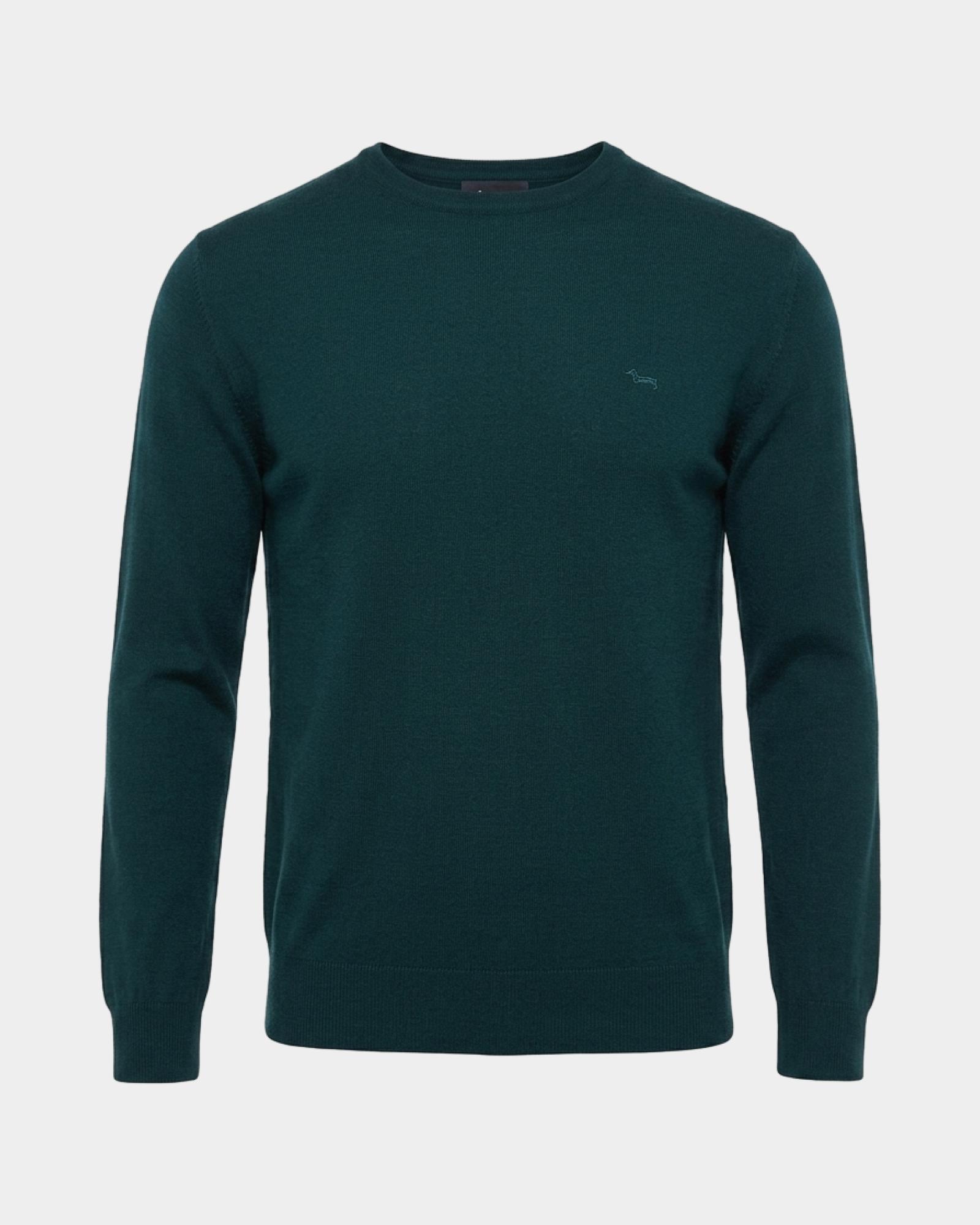 Maglia girocollo basic in lana merino — Garda