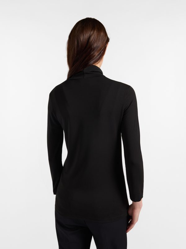 Dolcevita donna con bassotto — Nero