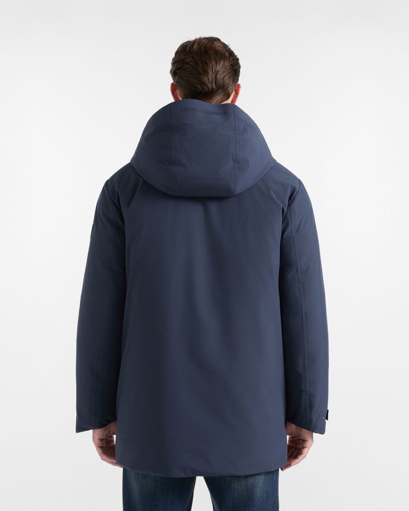 Giubbino in softshell — Blu navy