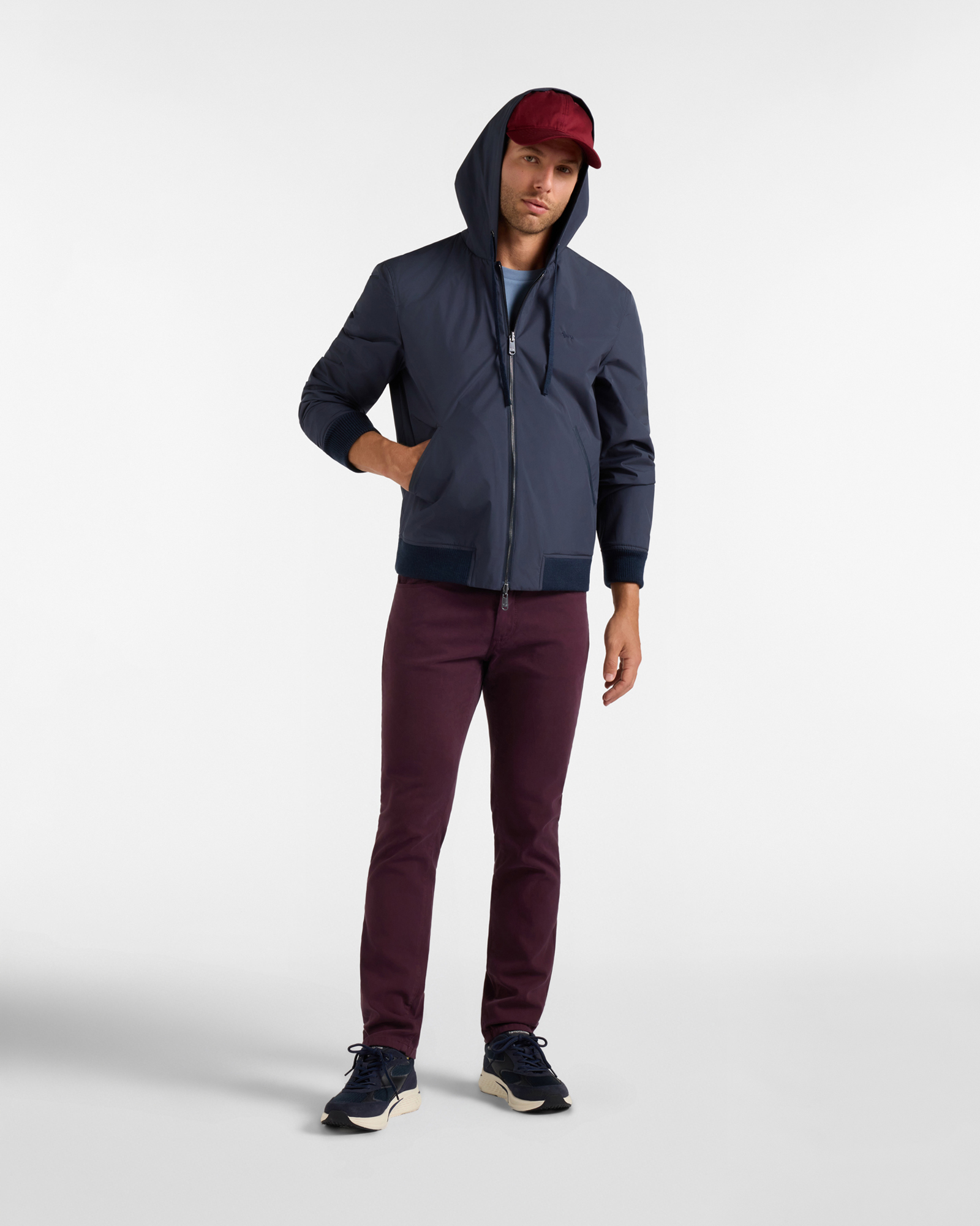 K-way reversibile — Blu navy