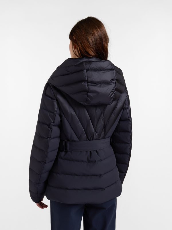 Giacca in piuma donna — Blu navy