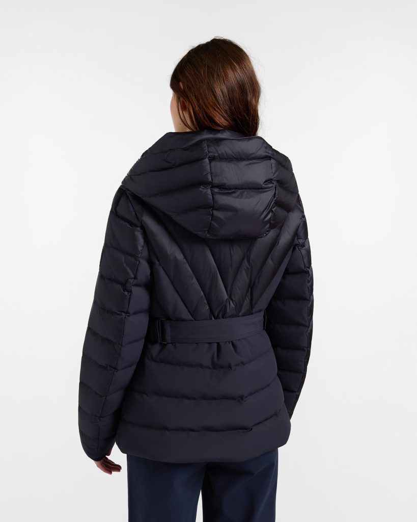 Giacca in piuma donna — Blu navy