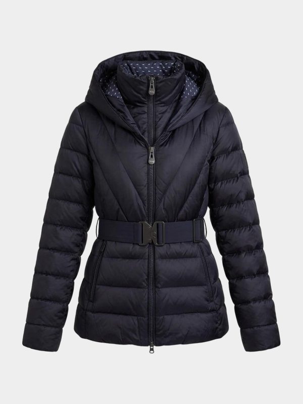 Giacca in piuma donna — Blu navy