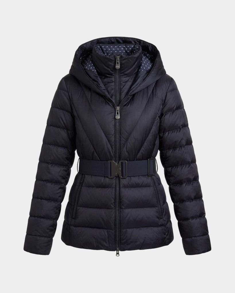 Giacca in piuma donna — Blu navy