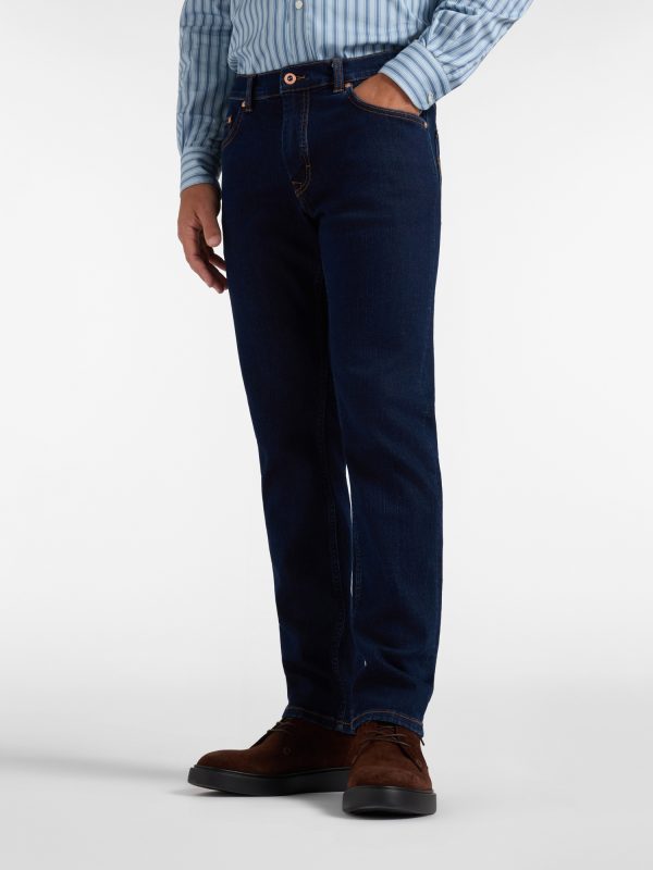 Jeans 5 tasche narrow 10 oz — Blu denim