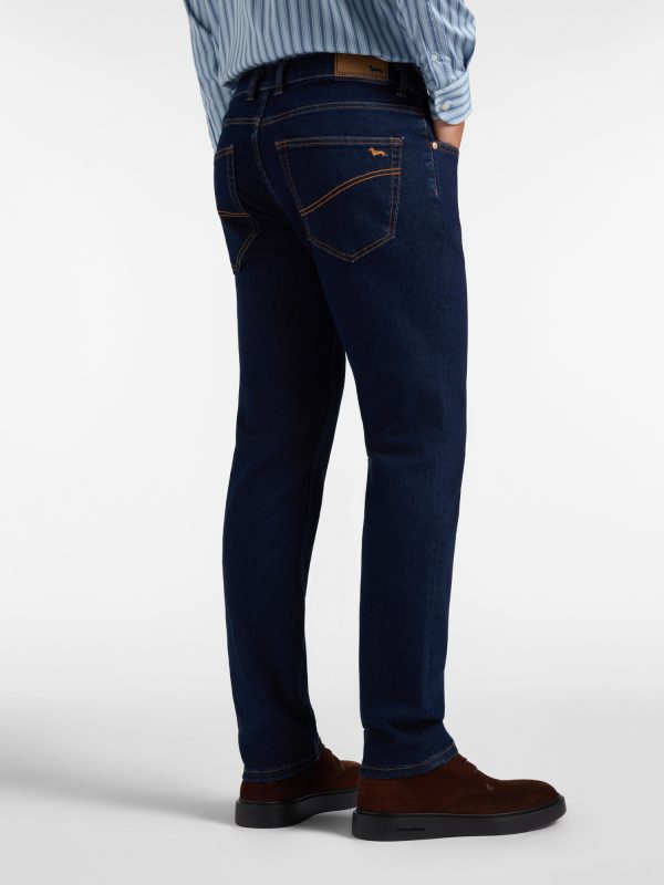 Jeans 5 tasche narrow 10 oz — Blu denim