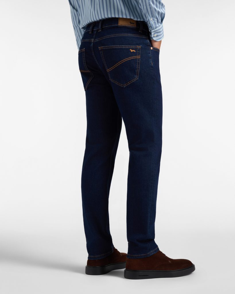 Jeans 5 tasche narrow 10 oz — Blu denim