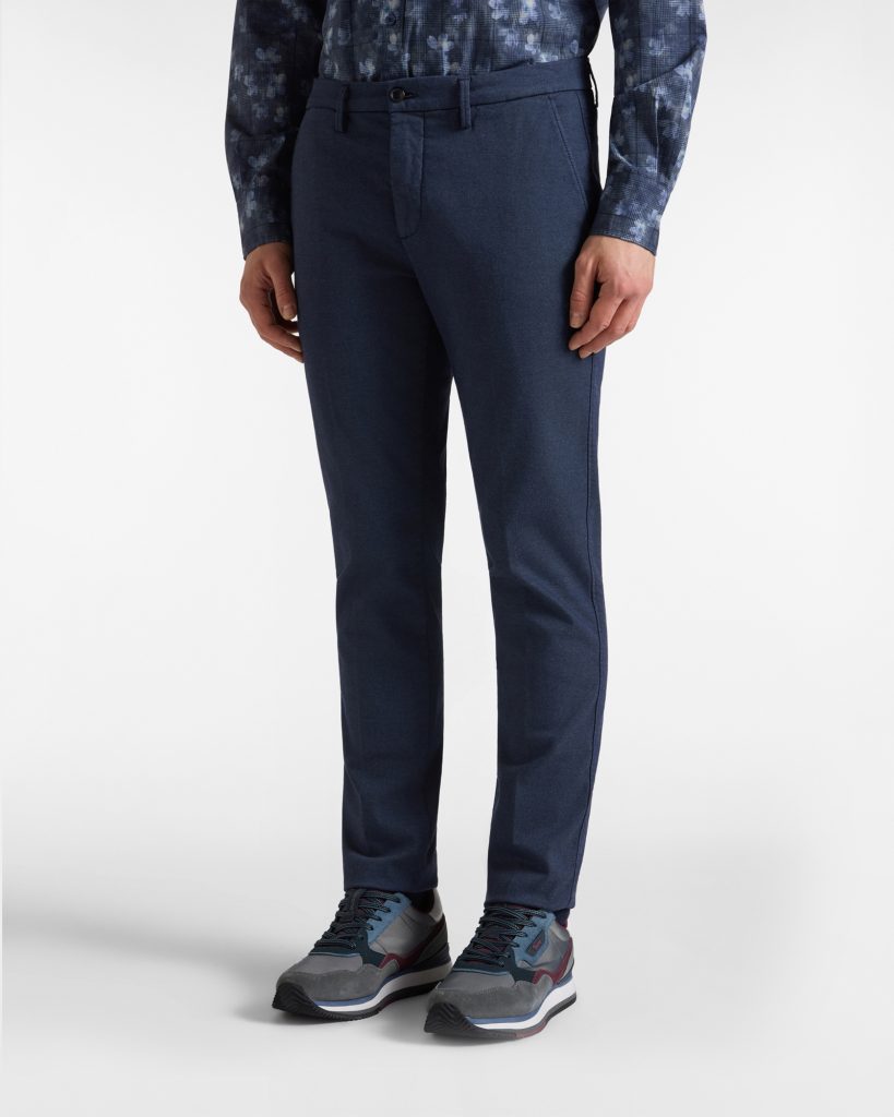 Chino basic narrow — Blu navy