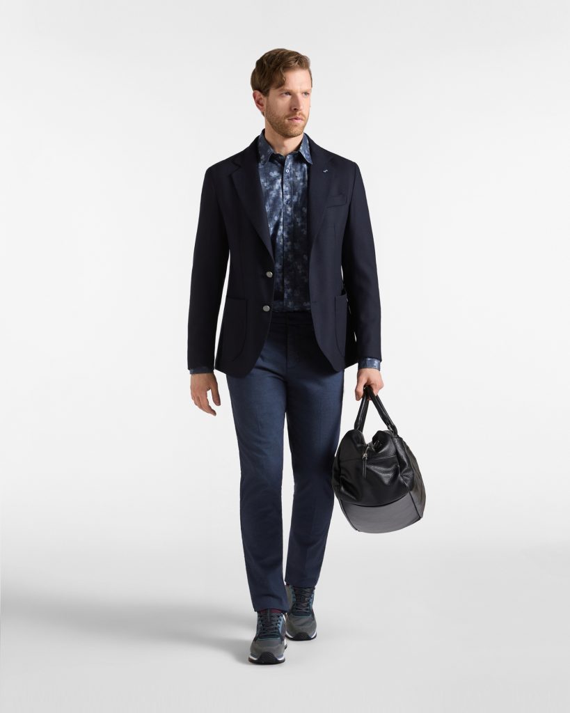 Chino basic narrow — Blu navy