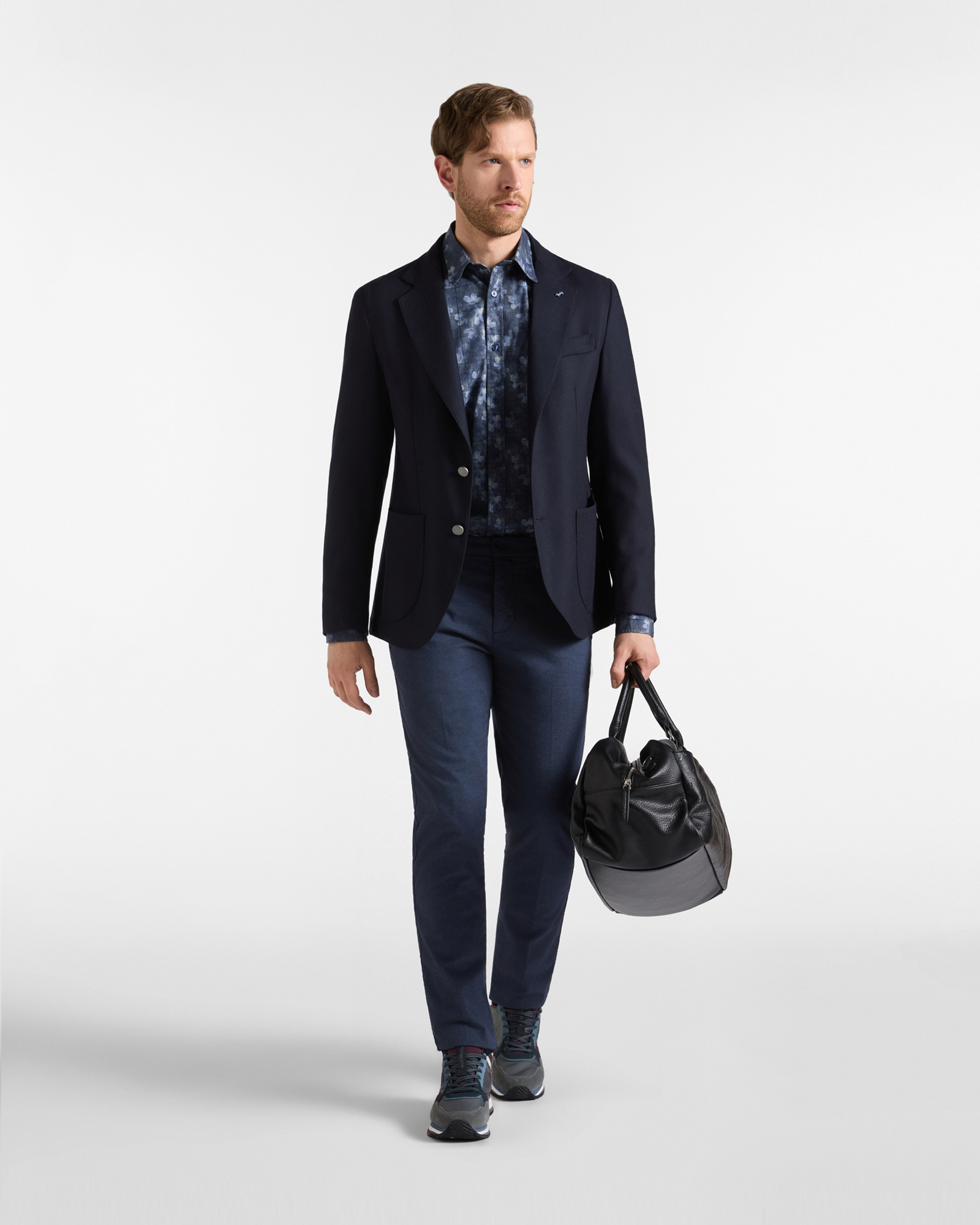 Chino basic narrow — Blu navy
