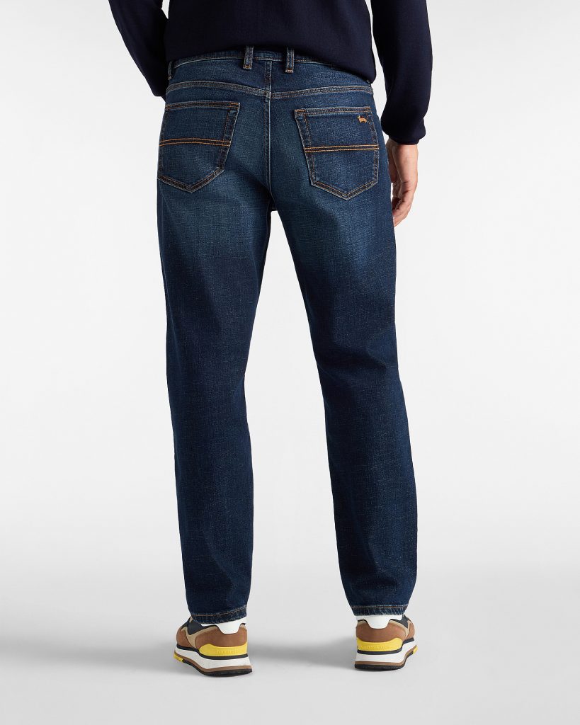 Jeans 5 tasche regular 12 oz — Blu denim