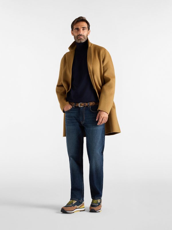 Jeans 5 tasche regular 12 oz — Blu denim
