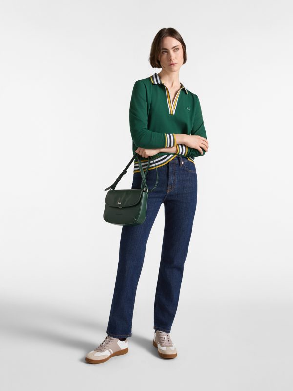 Jeans donna 5 tasche regular — Blu denim