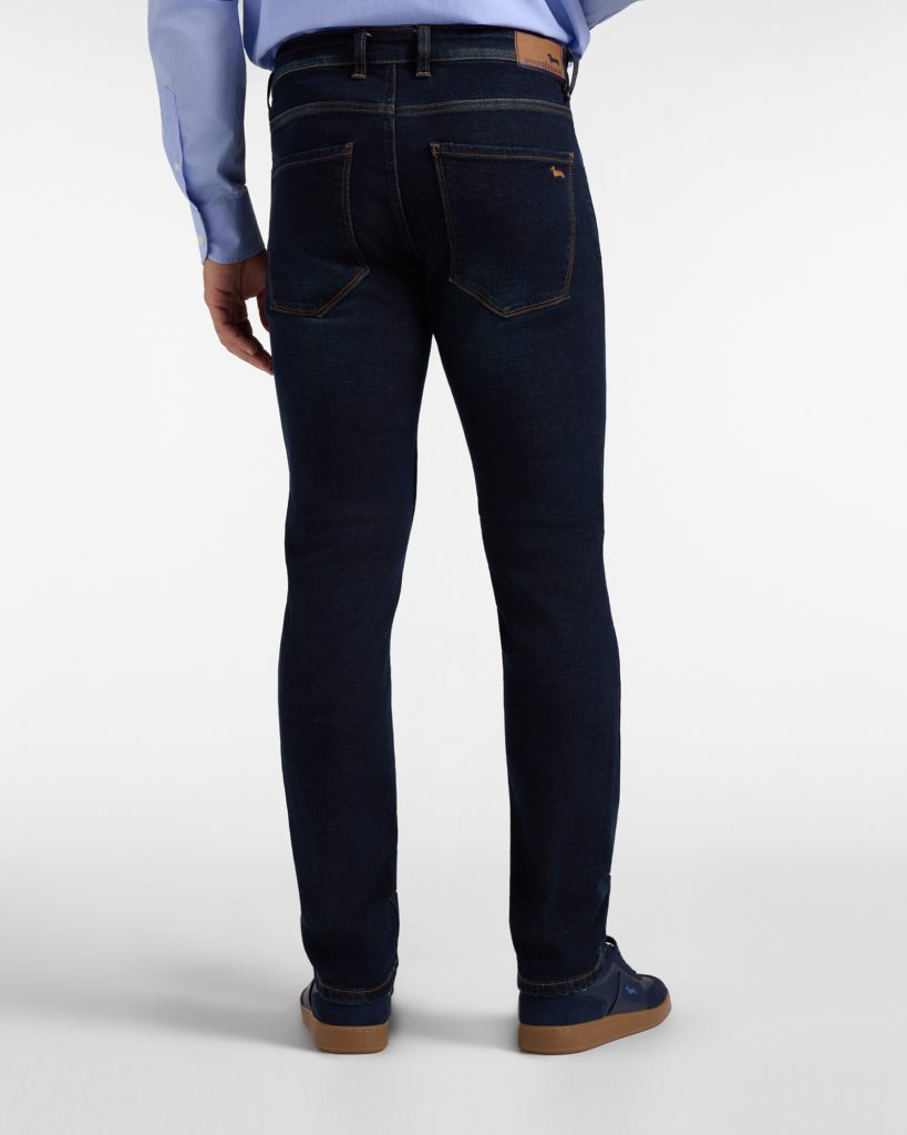 Jeans 5 tasche slim 12 oz — Blu denim